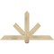 Ekena Millwork Kennewick Rough Sawn Timber Gable Bracket, Douglas Fir, 48"W x 26"H x 2"D x 4"F, 13/12 Pitch GBW048X26X0204KEN00RDF - alternate 1